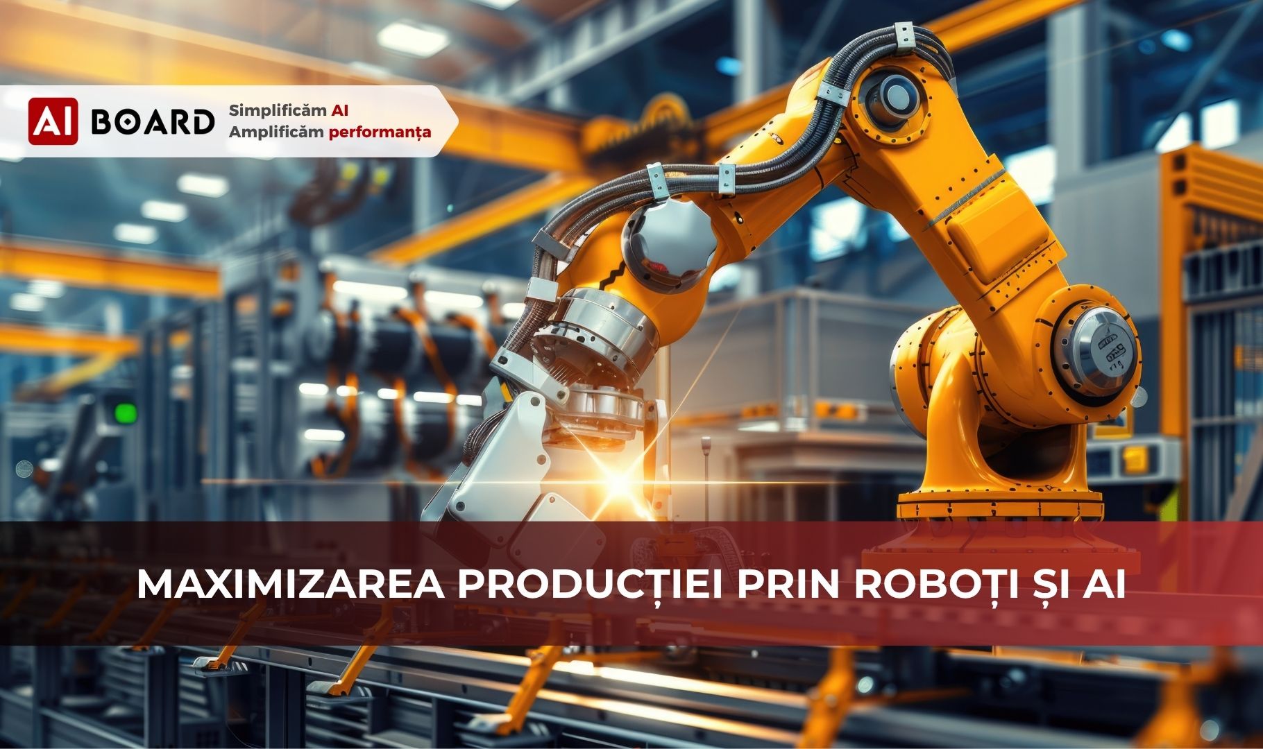 AI in productie, roboți industriali, producție industrială, AI industrial, inteligență artificială