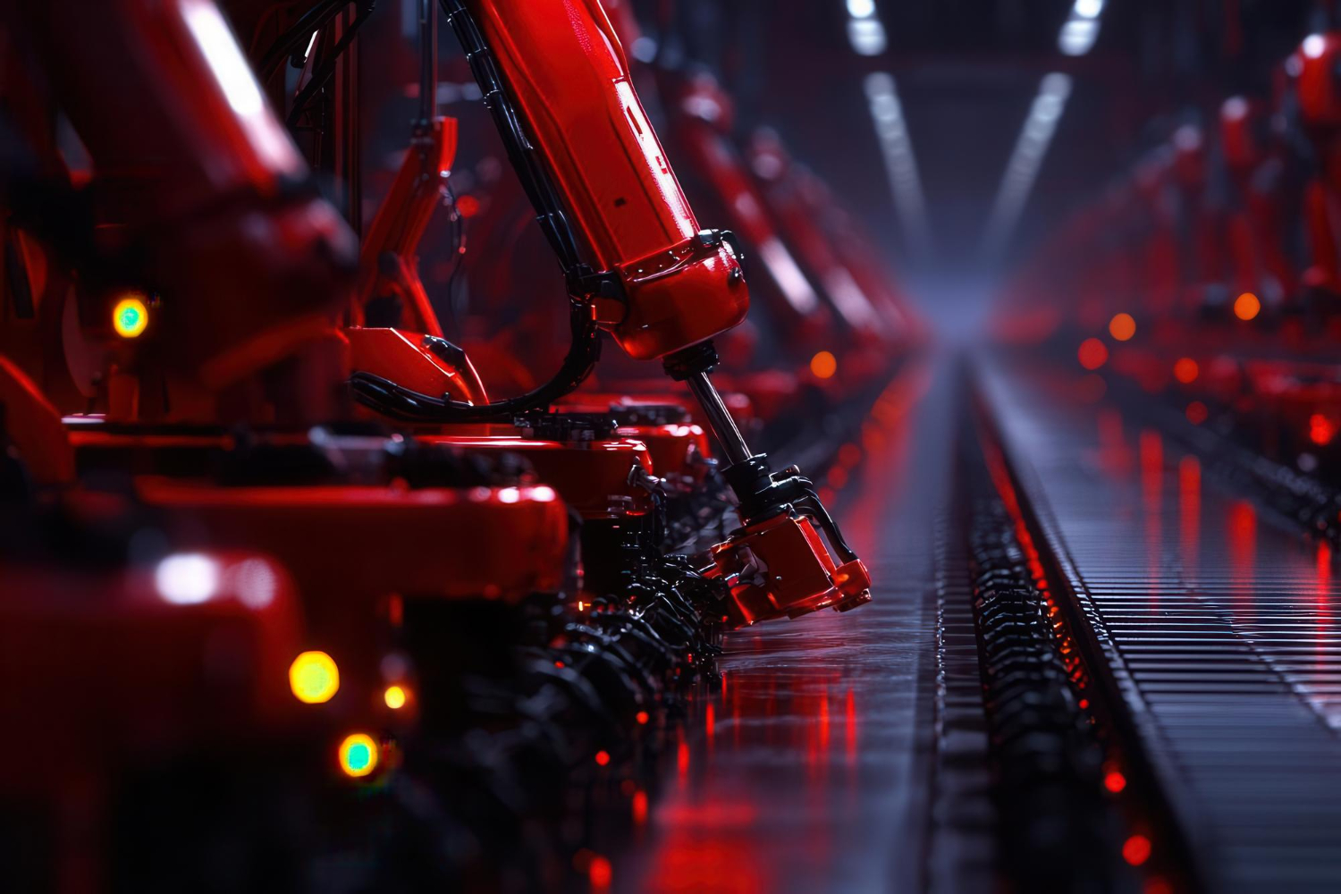 AI în producție, inteligența artificială în producție, AI în industrie, automatizare industrială, AI în sectorul manufacturier, optimizarea proceselor de producție